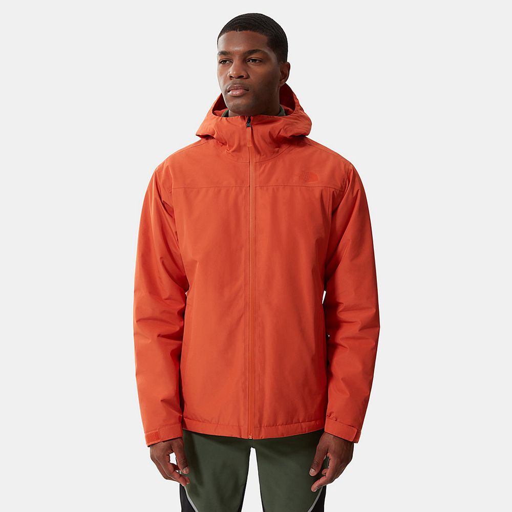 The North Face Insulated Jacket Mens Australia - The North Face Dryzzle Futurelight™ Orange Hiking (